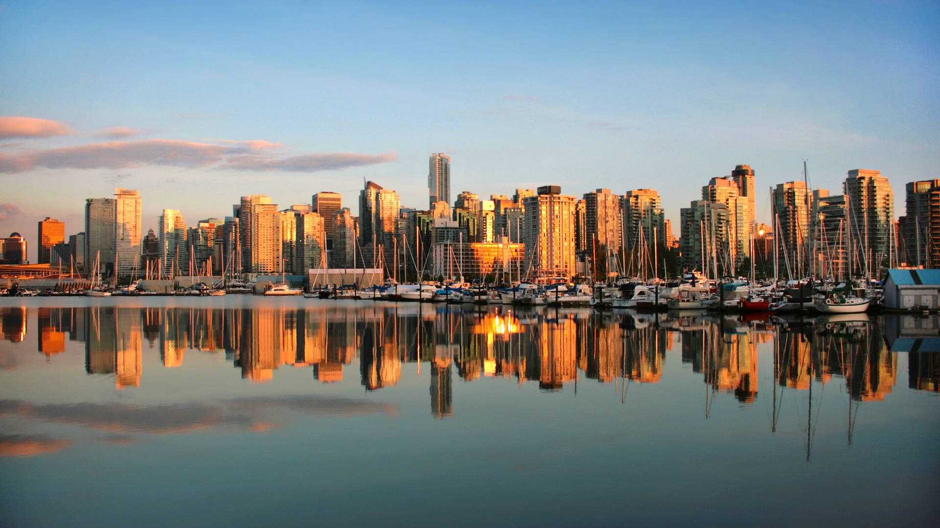 Vancouver city skyline