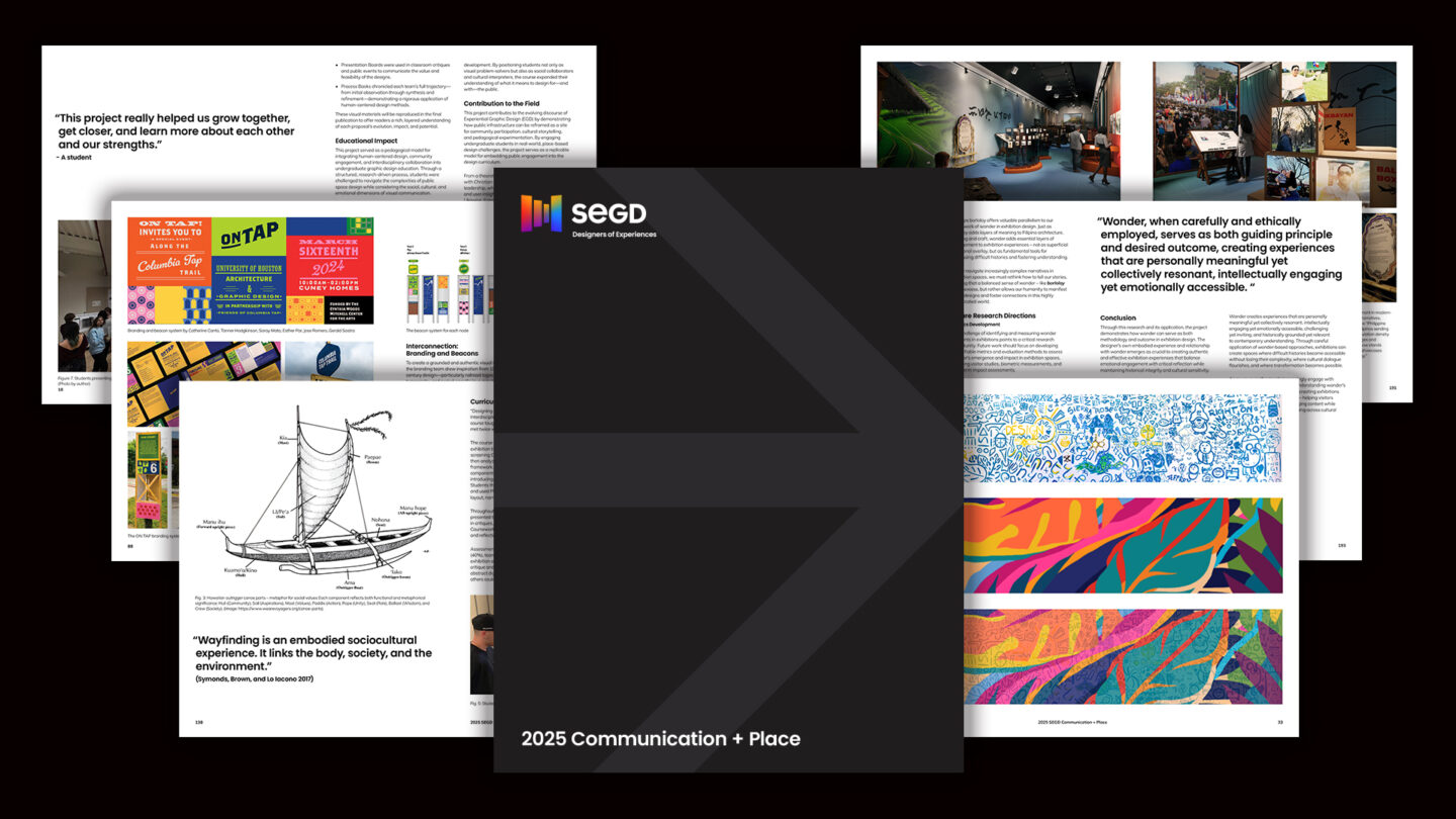 Communication + Place - SEGD - Designers of Experiences