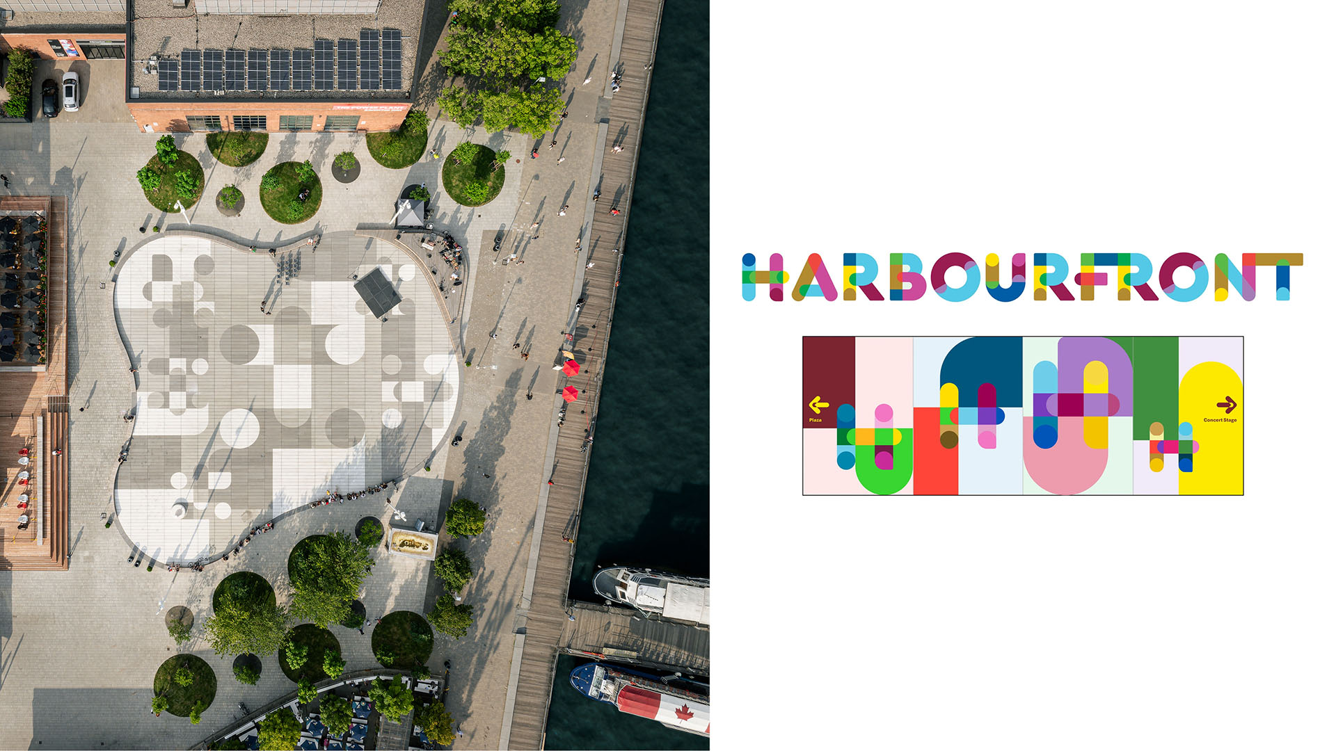 Integrated Fixing Point System Harbourfront Centre Community Square - SEGD - Designers of Experiences